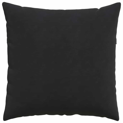 Poduszki na sofę 2 pcs Czarny 80 x 80 cm Tkanina sztruksowa