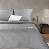 Pościel Silk srebrna 160x200