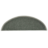 Maty na schody 15 szt. 56x17x3 cm Ciemnozielone półokrągłe