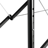 Stół składany do masażu aluminiowy komfort Activ Fizjo 2 segmentowe róż czarne aluminium 147200