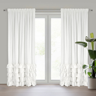 Zasłona Carli biała 140x270