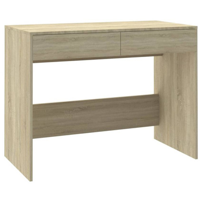 vidaXL Biurko, dąb sonoma, 101x50x76,5 cm, materiał drewnopochodny
