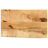 Blat stołu, 60x20x3,8cm, naturalna krawędź, surowe drewno mango