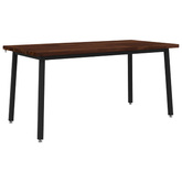 Kwadratowy stół do jedzenia 160 x 80 x 75 cm Lite Drewno Akacji