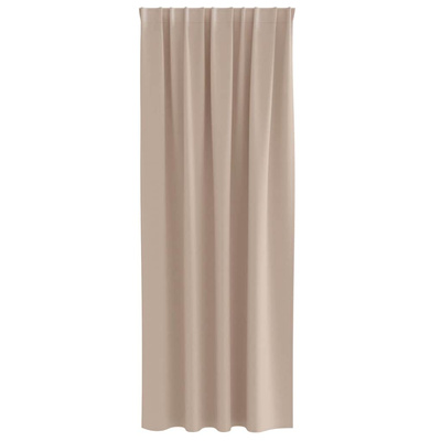 Firany blackout z kółkami 2 pcs Ciemnoszary 260 x 140 cm