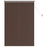 Żaluzja wenecka Ciemnobrązowy ze wzorem 150 x 90 cm 25 mm PVC