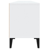 vidaXL Szafka pod TV, biała, 150x30x44,5 cm, materiał drewnopochodny wariant 8