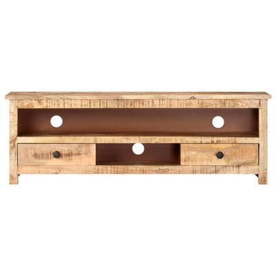 vidaXL Szafka pod TV, 120x30x40 cm, surowe drewno mango