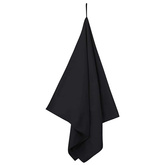 Ręczniki Sportowe 2 pcs Czarny 140 x 70 cm Poliester i poliamid