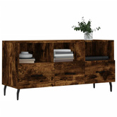 vidaXL Szafka pod TV, przydymiony dąb, 102x36x50 cm model standard