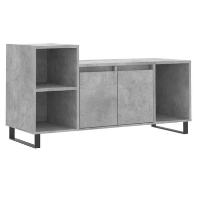 vidaXL Szafka pod TV, szarość betonu, 100x35x55 cm