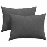 Poduszki na sofę 2 pcs Ciemnoszary 70 x 50 cm