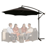 Parasol Ogrodowy Boczny Z Regulacją Pochyłu  350 x 250cm Antracyt