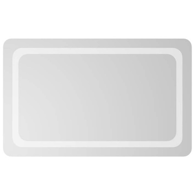 vidaXL Lustro łazienkowe z LED, 50x80 cm