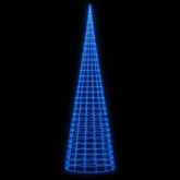 vidaXL Choinka z lampek, na maszt, 3000 niebieskich LED, 800 cm