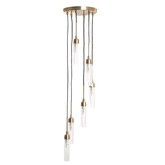 Lampa Wisząca Złota Szklana 6xG9 Abruzzo Speranza