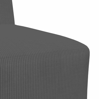 Modułowa sofa bez podłokietników 3 szt. Ciemnoszary