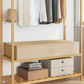 Skrzynia do przechowywania 6 pcs kremowy 100 x 50 x 18 cm