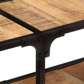 vidaXL Szafka pod TV, 150x30x41 cm, lite drewno mango
