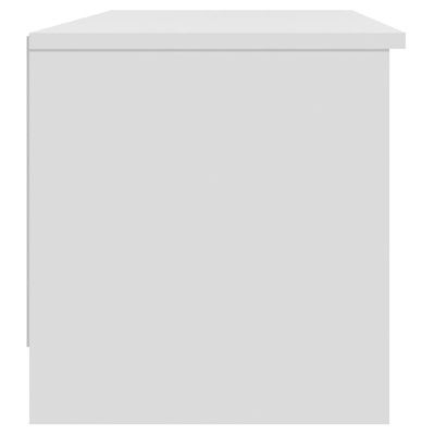 vidaXL Szafka pod TV, biała, 102x35,5x36,5 cm, materiał drewnopochodny