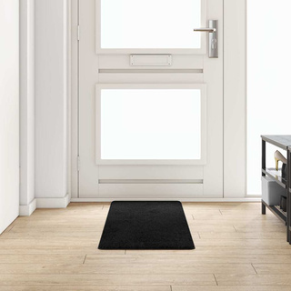 Chodnik dywanowy Czarny 50 x 150 cm 100% Poliester Tuft