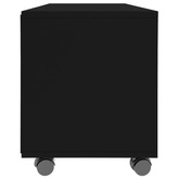 vidaXL Szafka pod TV, czarna, 90x35x35 cm, materiał drewnopochodny