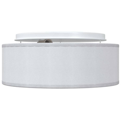 Lampa Sufitowa Z reflektorami Szary 30 x 30 x 13,5 cm tkanina