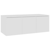 vidaXL Szafka pod TV, biała, 80x34x30 cm, materiał drewnopochodny