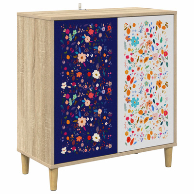 Bufet MAINZ Sonoma 69 x 33 x 75 cm Drewno inżynieryjne