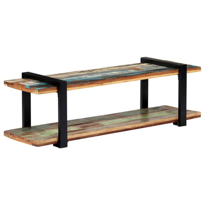 vidaXL Szafka pod TV, 130 x 40 x 40 cm, lite drewno z odzysku
