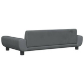 vidaXL Legowisko dla psa, ciemnoszare, 100x54x33 cm, aksamitne
