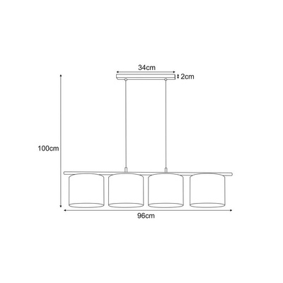 Lampa wisząca K-5293 z serii VEGA
