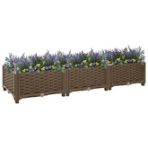 do podniesionej rabaty, 120x40x23 cm, polipropylen Donica