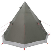 Tipi Tent Water-Resistant 3-osobowy Zielony wojskowy