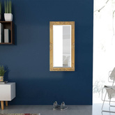 vidaXL Lustro ścienne w stylu barokowym 100x50 cm, złote