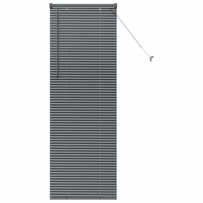 Żaluzje weneckie Ciemnoszary 175 x 60 cm Aluminium