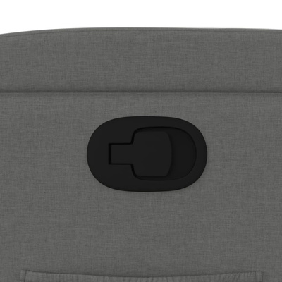 Fotel rozkładany, ciemnoszary materiał