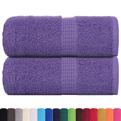 Ręczniki mydlane FROGN 2 szt. Fioletowe 30x30 cm 360 g/m?