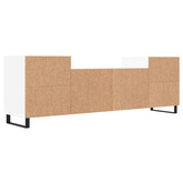 vidaXL Szafka pod TV, biała, 80x36x50 cm, materiał drewnopochodny