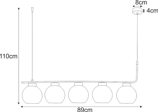wisząca K-4882 z serii TORVI Lampa