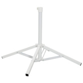 Stojak na parasol Biały Stal dla 25-32 mm Słup