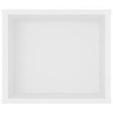 Wisząca szafka TV, biała 100x30x26,5 cm materiał drewnopochodny