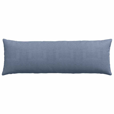 Poduszki na sofę 2 pcs Niebieski 120 x 40 cm Tkanina sztruksowa