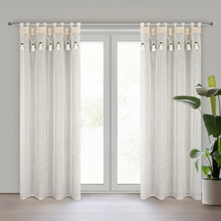 Zasłona Greta naturalna 135x250