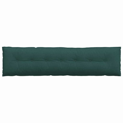 Poduszka na plecy Ciemna zieleń 200 x 19 x 50 cm tkanina