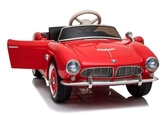 Auto na Akumulator BMW Retro Dla Dzieci Pilot LED MP3 Czerwone Lakierowane