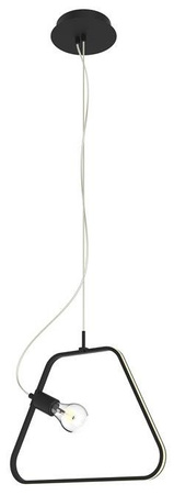 Lampa wisząca czarna LED na lince Ikaria A0023-321