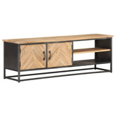vidaXL Szafka pod TV, 120x30x40 cm, lite drewno akacjowe
