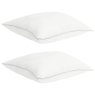 Zestaw kołder z poduszką 2 pcs Biały Włókno bambusowe