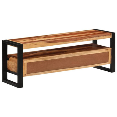 vidaXL Szafka pod TV, 120x35x45 cm, lite drewno sheesham